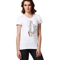 liu jo w17301j5003 t shirt women womens t shirt in white