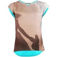 little marcel turquoise t shirt trisi womens t shirt in blue