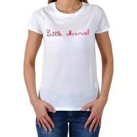 Little Marcel T-Shirt Technic White / Pink women\'s T shirt in white