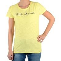 Little Marcel T-Shirt Tiflore Yellow Pastel women\'s T shirt in yellow