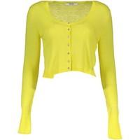 liu jo gr 70434 womens cardigans in yellow