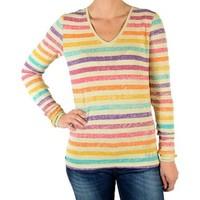Little Marcel Tee Alexinalin 250 Multicolor women\'s Long Sleeve T-shirt in Multicolour