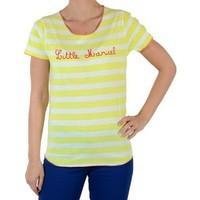 Little Marcel T-Shirt Teflo Yellow Fluo women\'s T shirt in yellow