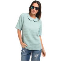 linit top caffe womens blouse in green