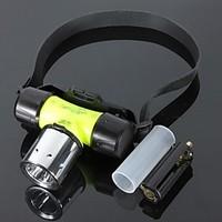 Lights Headlamps LED 1800 Lumens 3 Mode Cree XM-L T6 18650 Waterproof / RechargeableCamping/Hiking/Caving / Everyday Use / Diving/Boating