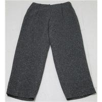 liz claiborne size 12 black white mottled trousers