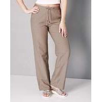 Linen Mix Trousers Regular