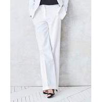 Linen Mix Wide Leg Trouser Regular