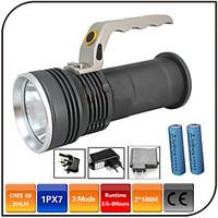 Lights LED Flashlights/Torch LED 1000 Lumens 3 Mode - 18650 Waterproof Rechargeable Impact ResistantCamping/Hiking/Caving Everyday Use