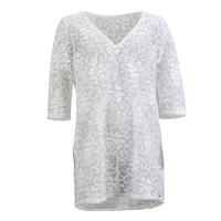 Livia White Tunic Gazania Badami