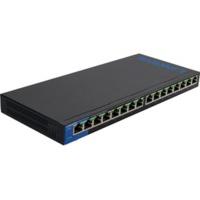 Linksys 16-Port Gigabit PoE Switch (LGS116P)