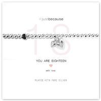 Life Charms You Are 18 Bracelet