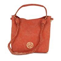 Lisa Kay Orange Hero Shoulder Bag