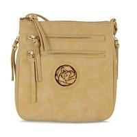 Lisa Kay Beige Hawaii Saddle Bag