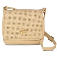 lisa kay beige kiss saddle bag