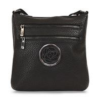 lisa kay black havana saddle bag