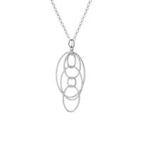 Links Of London Aurora Sterling Silver Multi Loop Necklace
