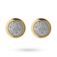 links of london diamond pave round studs