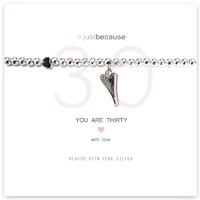 Life Charms You Are 30 Bracelet