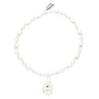 Life Charms Buddha Silver Charm Bracelet