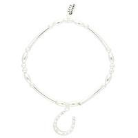 life charms lucky horseshoe silver charm bracelet