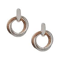 Links of London - Aurora Cluster Stud Earrings Silver / Rose Gold