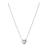 links of london diamond essentials pav heart necklace