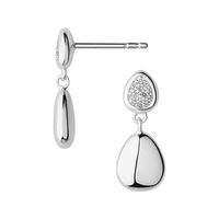 Links of London Hope Sterling Silver and Diamond Pave Earrings