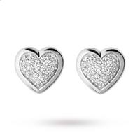 Links Of London Diamond Essential Heart Studs