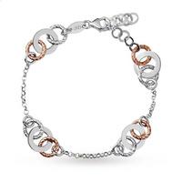 Link Of London Ladies Aurora Link Bi-Col Bracelet