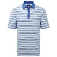 lisle multi stripe golf shirt