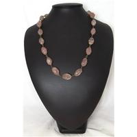 Light Pink Glass Beaded Necklace