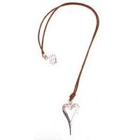 Lizzie Lee Long Heart Necklace