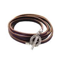 Lizzie Lee Leather Wrap Bracelet