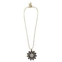 Lizzie Lee Crystal Flower Pendant