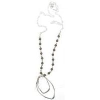 Lizzie Lee Beaded Outline Necklace