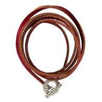 Lizzie Lee Leather Wrap Bracelet