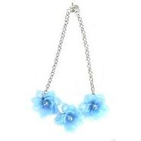 Lizzie Lee Acrylic 3 Flower Necklace