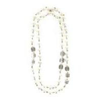 Lizzie Lee Long Pearl Effect Necklace