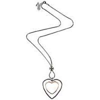 Lizzie Lee Double Heart Outline Necklace