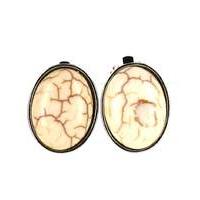 lizzie lee stone clip on earring