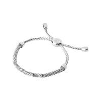 Links of London Ladies Silver Effervescence XS White Cord Bracelet 5010.3481