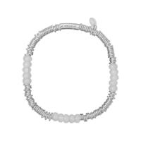 links of london xs silver milky quartz sweetie bracelet 50102606