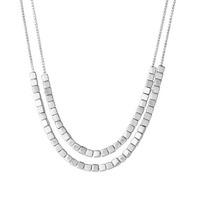 Links of London Silver Cubist Double Necklace 5020.2702