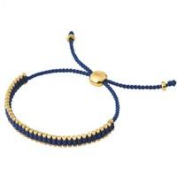 Links of London 18ct Gold Vermeil Blue Friendship Bracelet 5010.3370