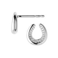 Links of London Ascot Diamond Horseshoe Stud Earrings 5040.2917