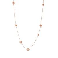 links of london thames 18ct rose gold vermeil long station necklace 50 ...