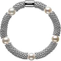 links of london silver effervescence star white pearl bracelet 5010139 ...