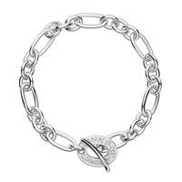 Links of London Silver Signature Charm Chain Bracelet 5010.2645