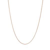 Links of London Essentials 18ct Rose Gold Vermeil Diamond Cut Cable Chain 5022.0786
